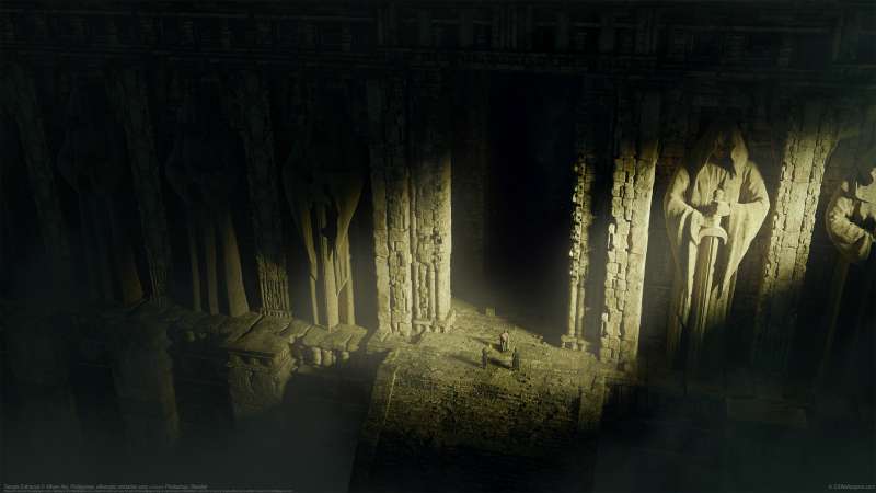 Temple Entrance fond d'�cran