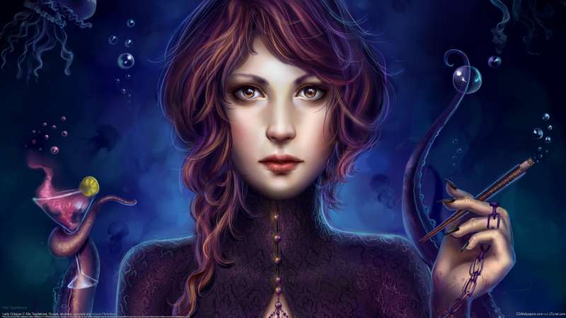Lady Octopus fond d'cran