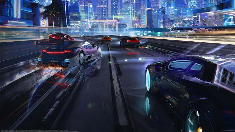 Nitro League key visual - racing fond d'cran