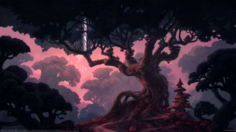 Fablecraft - Corrupted Hear Tree  fond d'cran