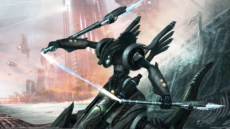 Exis - the cyborg invader fond d'cran
