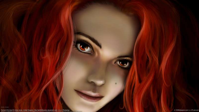 Portrait Of A Devil fond d'cran