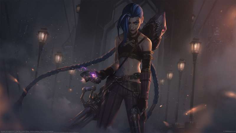 Arcane Jinx splash art fond d'cran