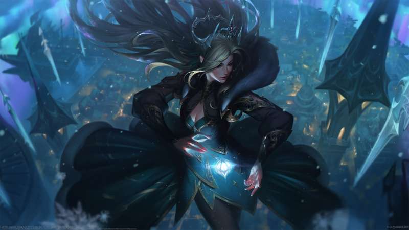 Winter blessed Irelia Fan Art fond d'cran