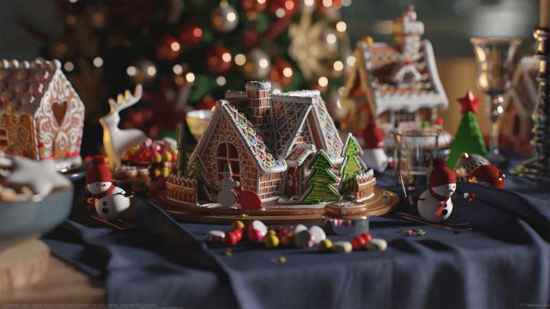 Gingerbread Street fond d'cran