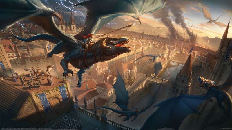 Dragon Rider Battle fond d'cran