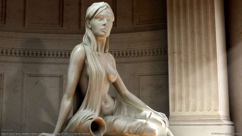 Statue fond d'cran