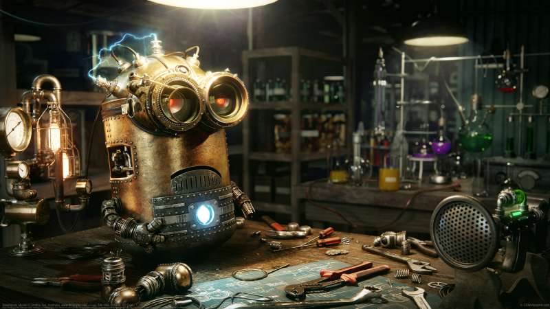 Steampunk Minion fond d'cran