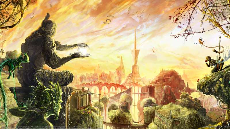 Hanging Gardens of Babylon fond d'cran