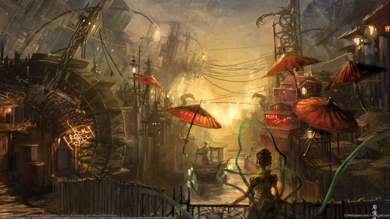 Old Junk Town fond d'cran