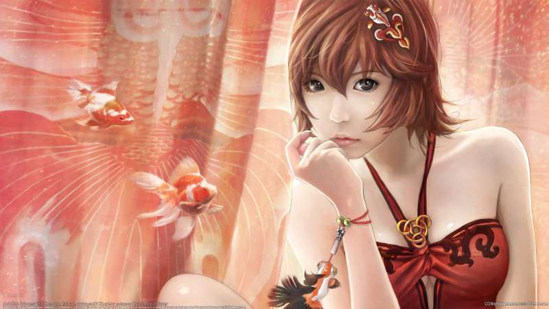 Goldfish Princess fond d'cran