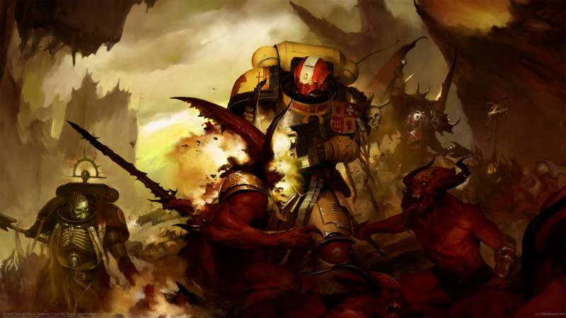 Imperial Fists vs Khorne Daemons fond d'cran