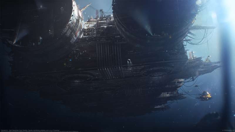 Concept Art - Giant Spaceship fond d'cran
