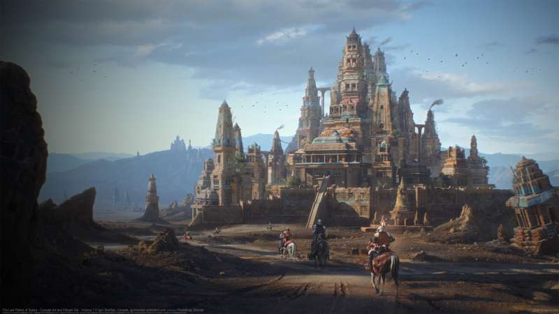 The Last Riders of Solara - Concept Art and Kitbash Set - Volume 1 fond d'�cran