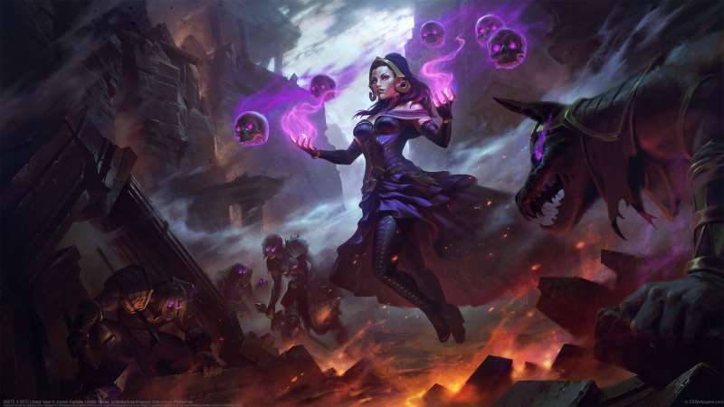 SMITE X MTG Liliana Vess fond d'cran