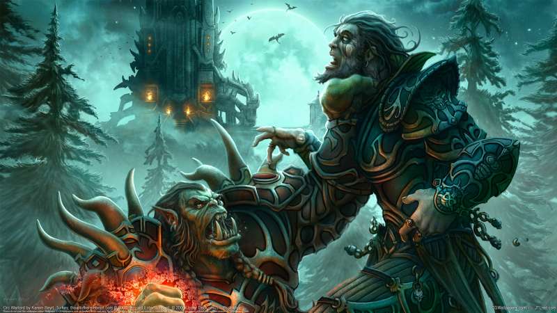 Orc Warlock fond d'cran