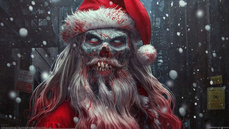 Zombie Claus fond d'cran