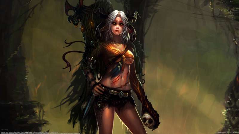 Demon tomb robber fond d'cran