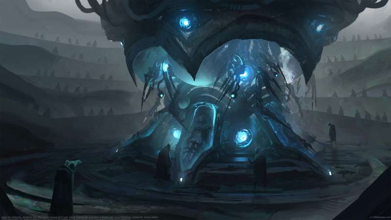 Magic the Gathering - All will be One: Blue sphere concept art fond d'cran
