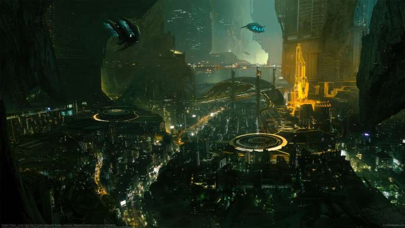 Eclipse Phase - Lunar Cave City fond d'�cran