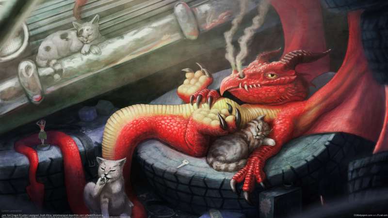 Junk Yard Dragon fond d'cran