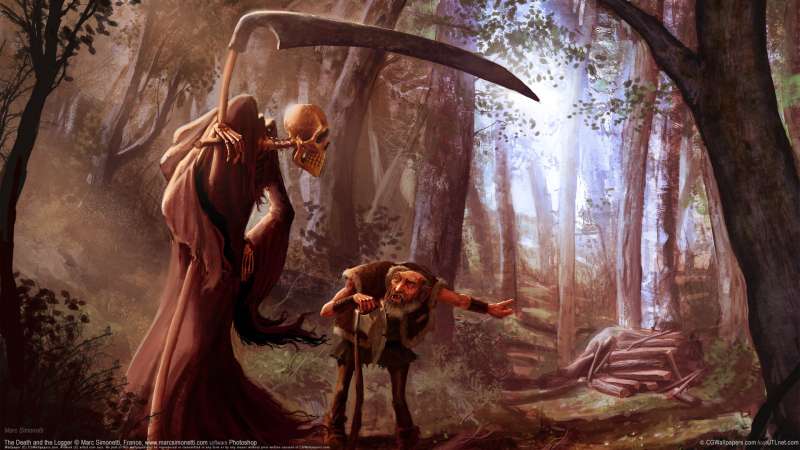 The Death and the Logger fond d'cran
