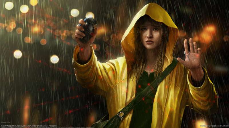 Rain fond d'cran