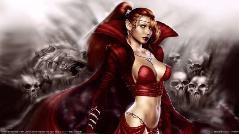 Crimson Enchantress fond d'cran