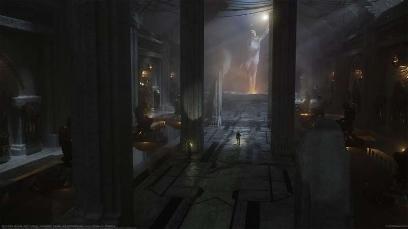 The Temple of Lunar Light fond d'cran
