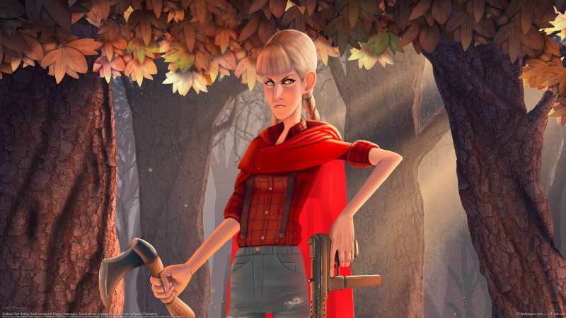 Badass Red Riding Hood Concept fond d'cran