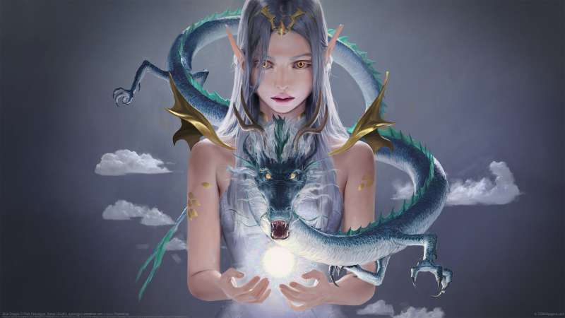 Blue Dragon fond d'cran