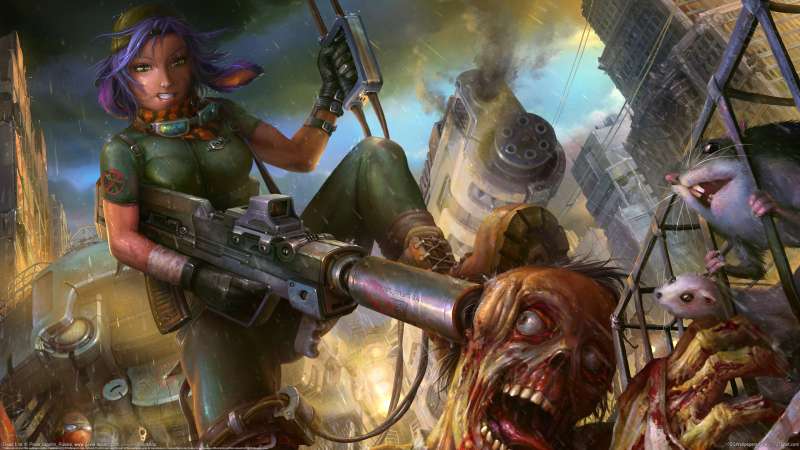 Zombie Busters fond d'cran