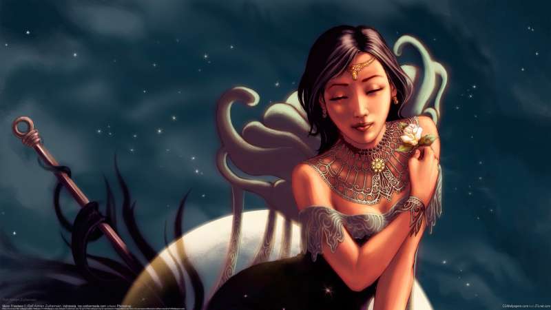Moon Priestess fond d'cran
