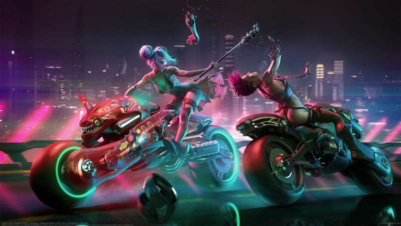 Cyber City fond d'�cran