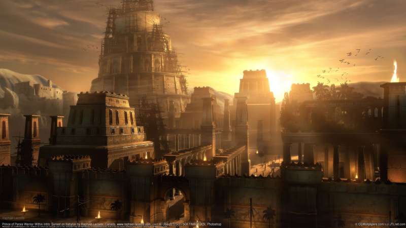 Prince of Persia Warrior Within Intro: Sunset on Babylon fond d'cran