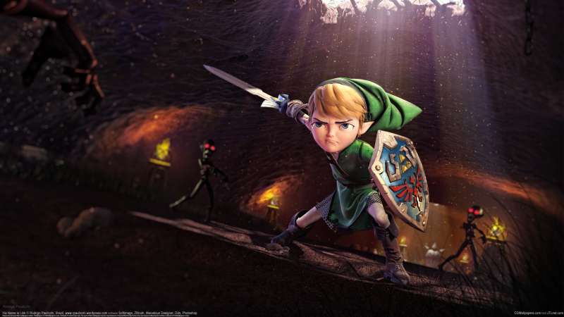 His Name is Link fond d'cran
