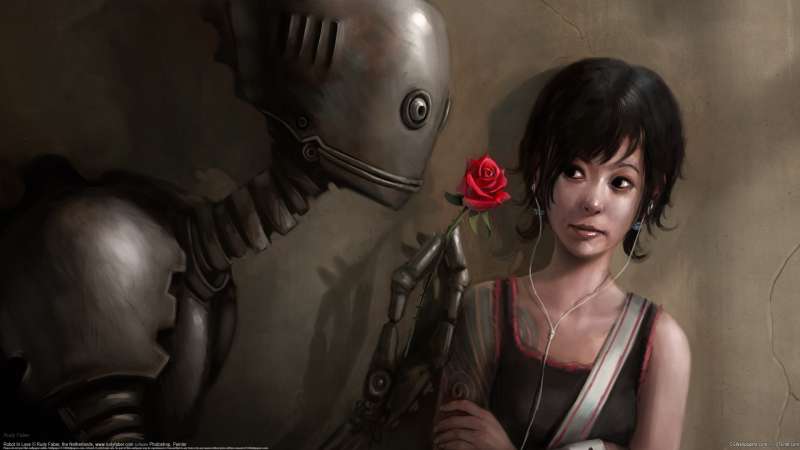 Robot In Love fond d'cran