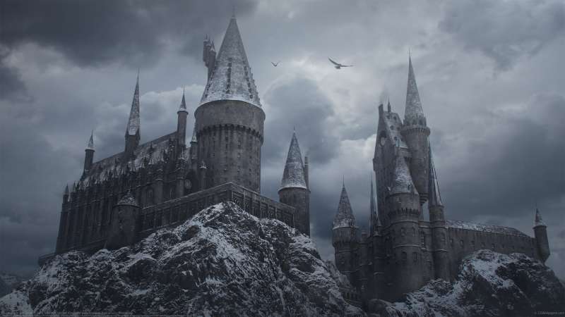 Hogwarts in the Snow fond d'cran
