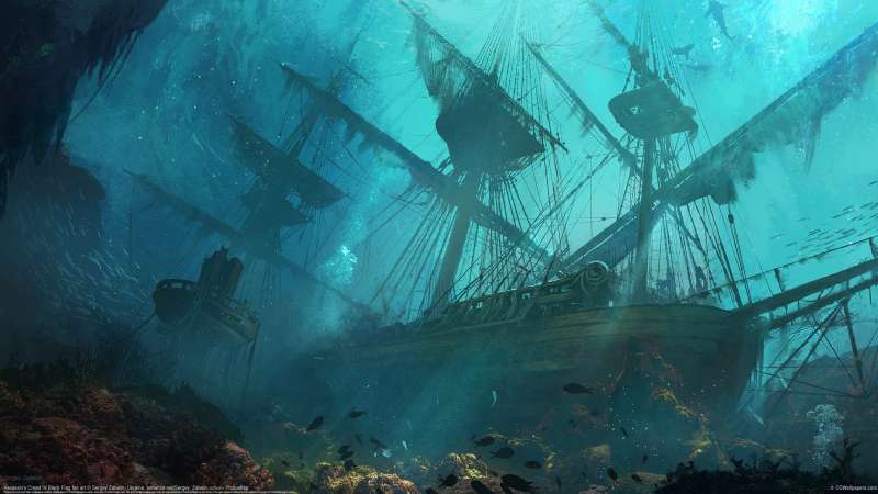 Assassin's Creed IV Black Flag fan art fond d'cran