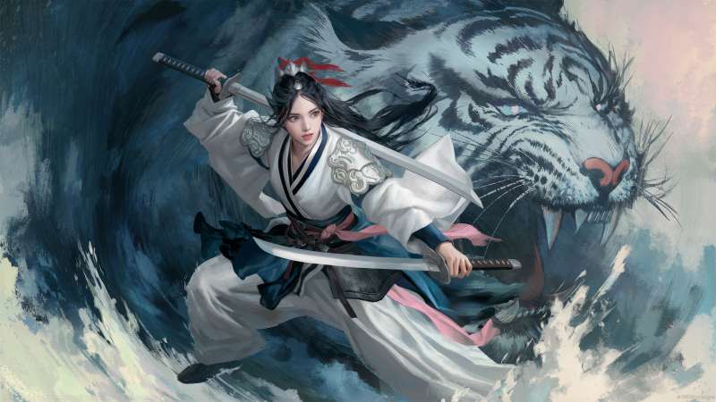 Jeong Sora, Warriors of the Breaking Dawn fond d'�cran