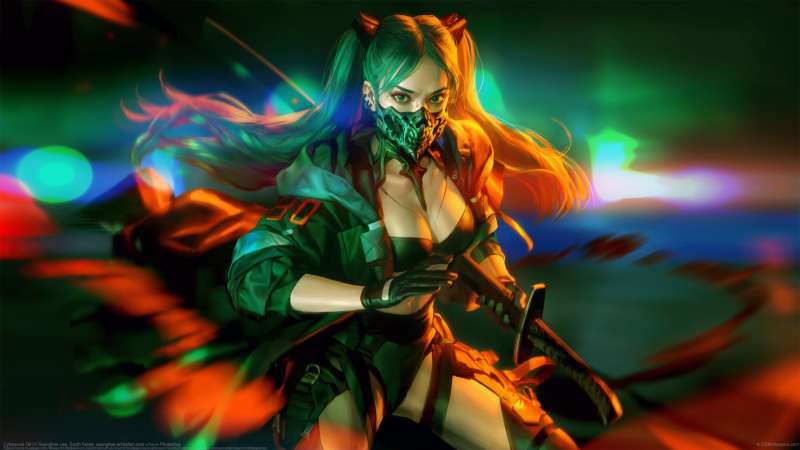 Cyberpunk Girl fond d'�cran