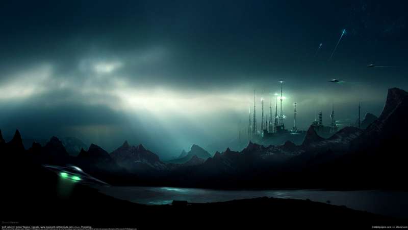 Scifi Valley fond d'cran