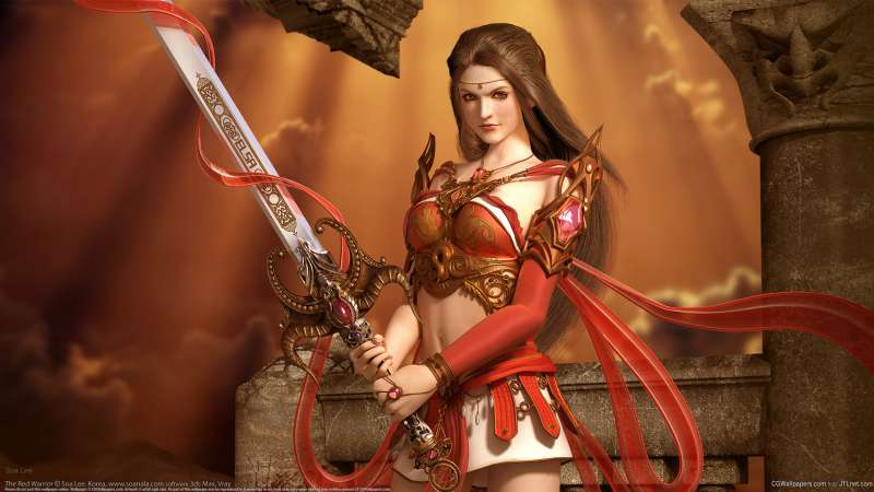 The Red Warrior fond d'cran