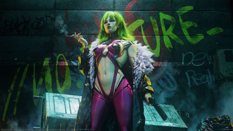Cyberpunk fan art fond d'�cran