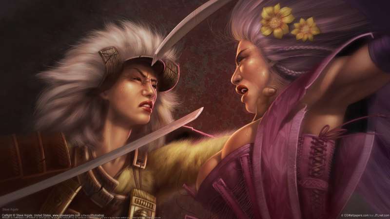 Catfight fond d'cran