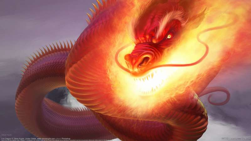 Fire Dragon fond d'cran