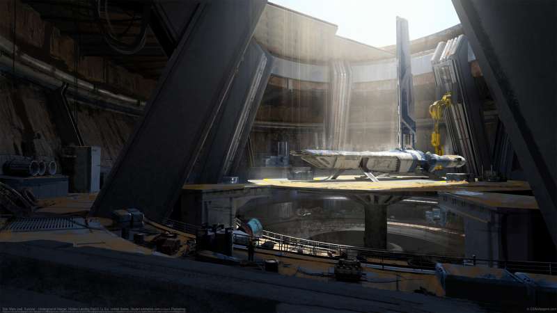 Star Wars Jedi: Survivor - Underground Hangar, Hidden Landing Pad fond d'cran