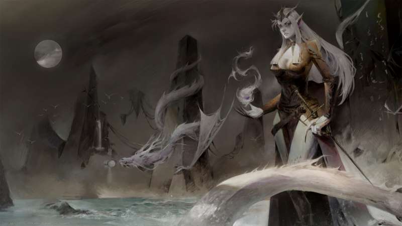 Dragon lady fond d'cran
