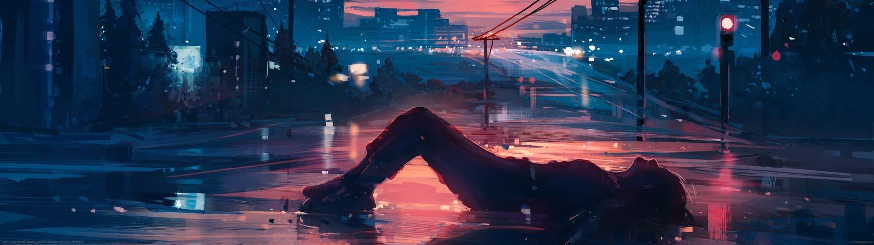 Rain ultralarge fond d'cran