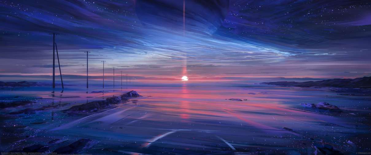 Noctilucent ultralarge fond d'cran
